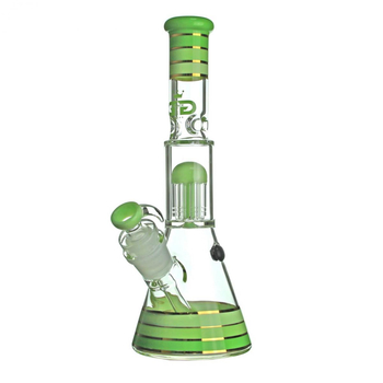 Бонг Grace Glass | Golden Line Green Beaker ДИСКОНТ - Уценка - Магазин домашних увлечений homehobbyshop.ru